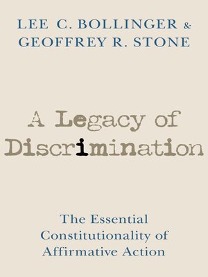 A Legacy of Discrimination - ebook